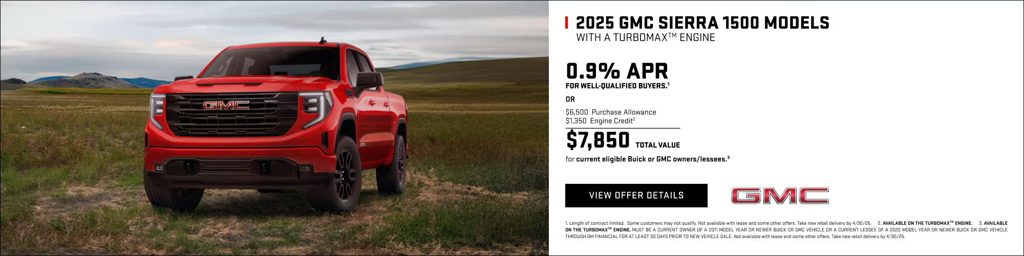 2025 Sierra 1500 models 0.9% APR at Linwood Chevrolet GMC in Mayfield KY